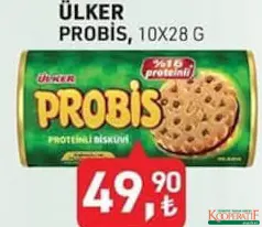 ÜLKER PROBİS BİSKÜVİ 10X28 G